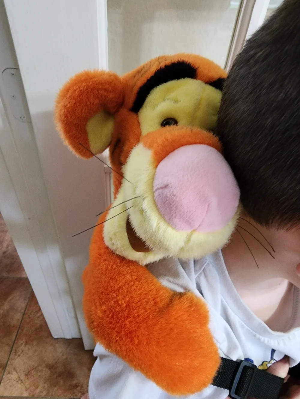 Disney Store Tigger Plush Backpack Winnie Pooh Y2K Style Full Body